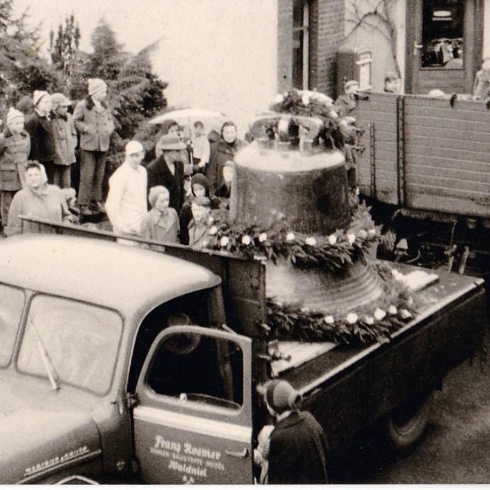 Glockenankunft St. Michael 1960