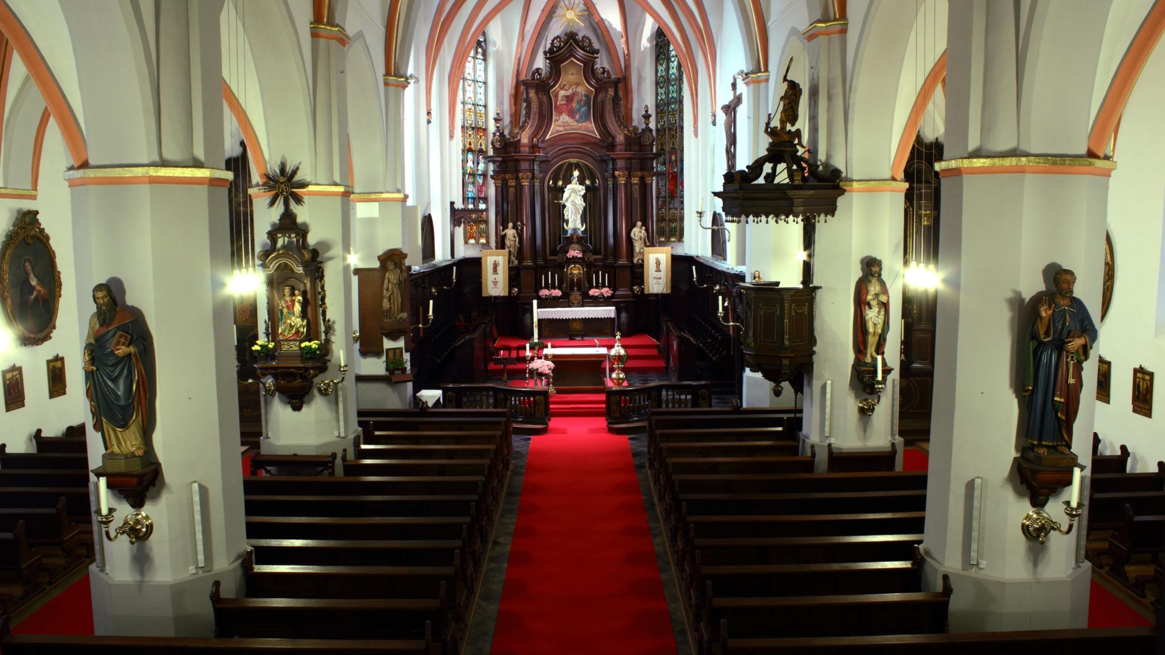 Kirche Bracht Innenansicht