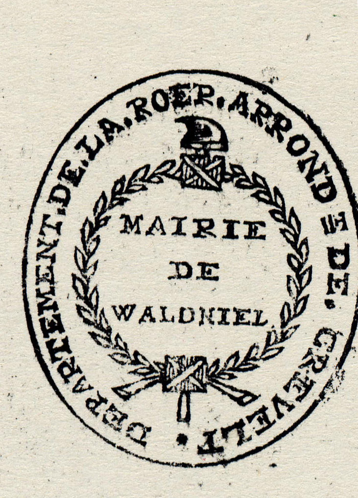 4.11 Siegel der mairie de Waldniel