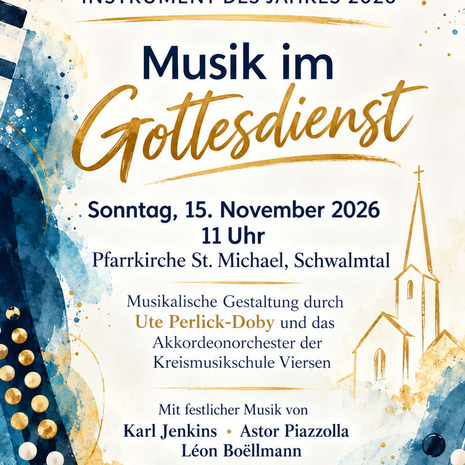 Festlicher Gottesdienst 15.11.26 - Plakat