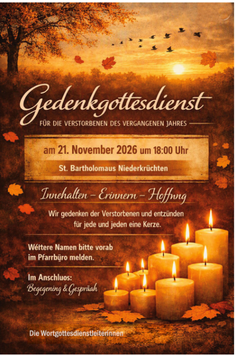 Gedenkgottesdienst