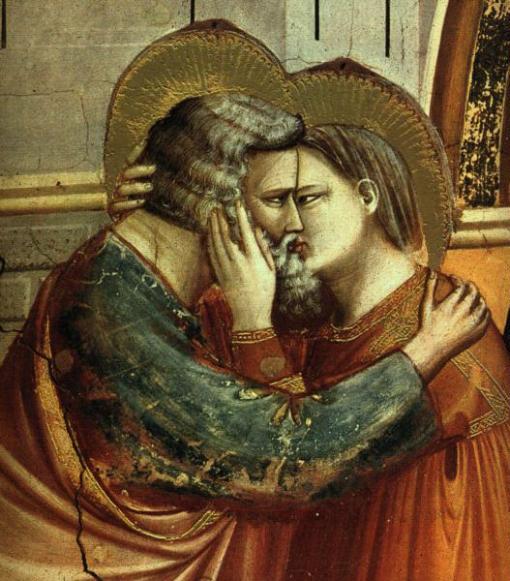 Giotto_di_Bondone_-_No._6_Scenes_from_the_Life_of_Joachim_-_6._Meeting_at_the_Golden_Gate,_detail_-_WGA09178 (c) Gemeinfreiheit Giotto_di_Bondone_-_No._6_Scenes_from_the_Life_of_Joachim_-_6._Meeting_at_the_Golden_Gate,_detail_-_WGA09178