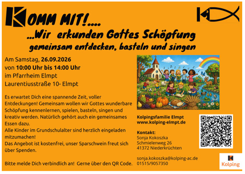 Gottes Schöpfung Kolping
